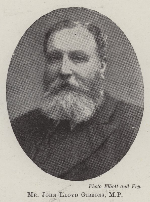 De heer John Lloyd Gibbons, MP door English Photographer