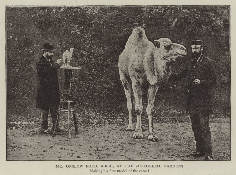 De heer Onslow Ford, ARA, in de dierentuin door English Photographer