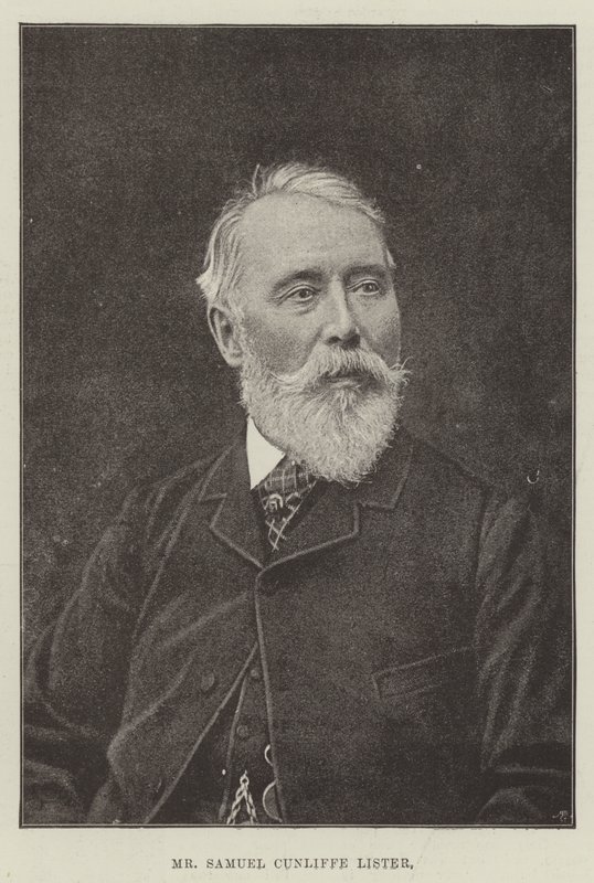 De Heer Samuel Cunliffe Lister door English Photographer