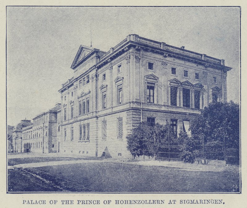 Paleis van de prins van Hohenzollern in Sigmaringen door English Photographer