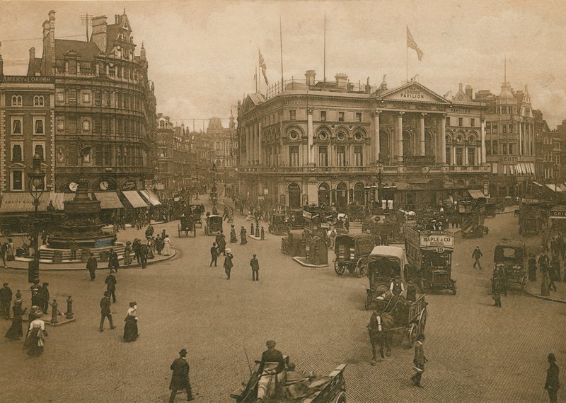 Piccadilly Circus, Londen door English Photographer