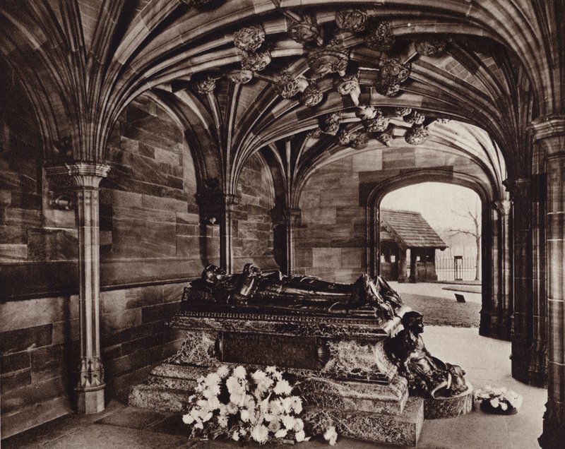 Port Sunlight: Graven van de oprichter, William Hesketh Lever, en zijn vrouw door English Photographer