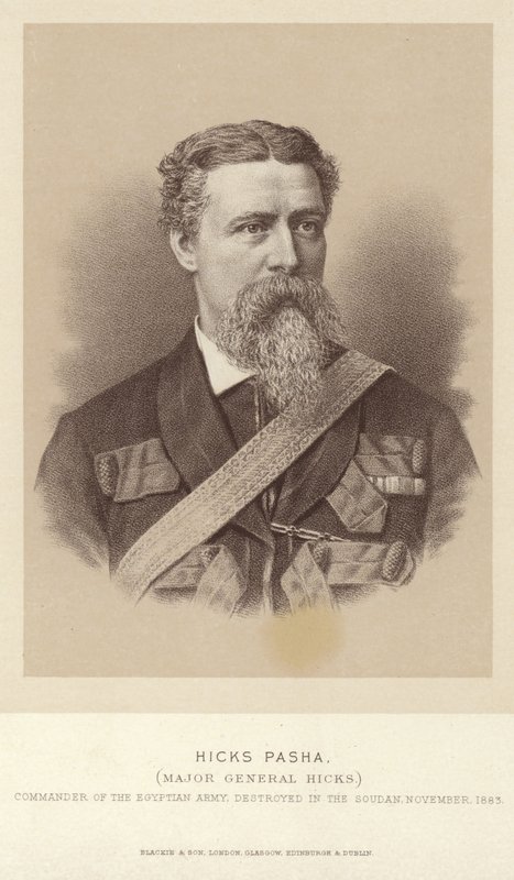 Portret van Kolonel William Hicks door English Photographer