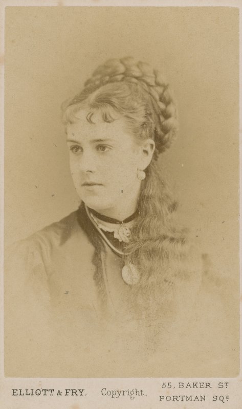 Portret van prostituee Mabel Gray door English Photographer
