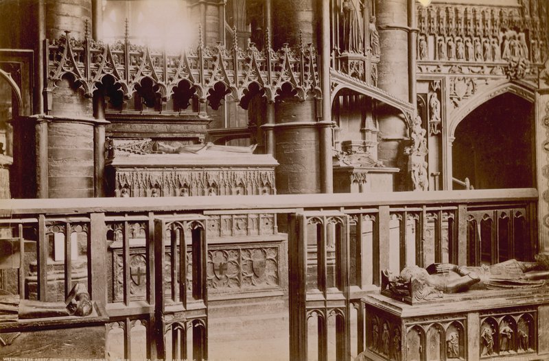 Ansichtkaart van Westminster Abbey door English Photographer