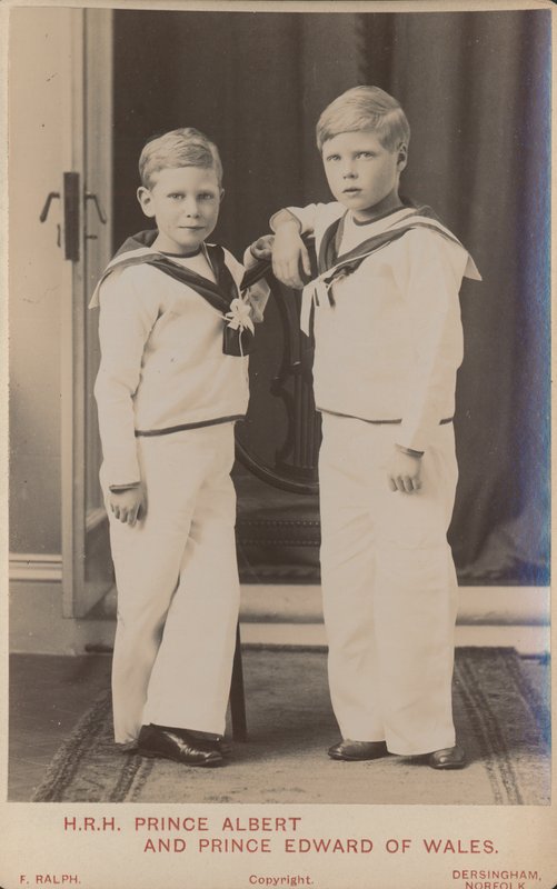 Prins Albert en Prins Edward van Wales door English Photographer