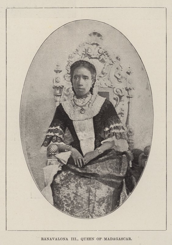 Ranavalona III, Koningin van Madagaskar door English Photographer