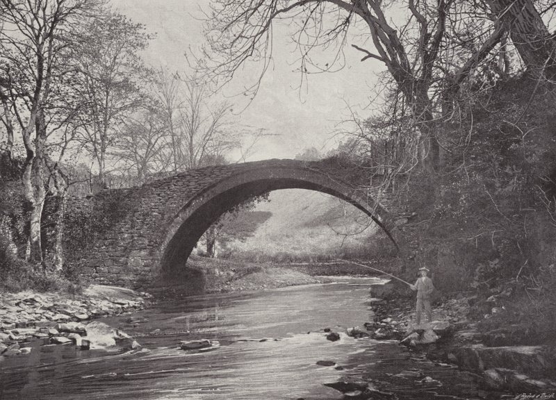 Romeinse Brug, Lanark door English Photographer