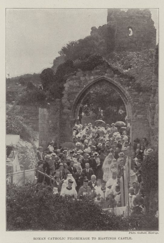 Rooms-Katholieke Bedevaart naar Hastings Castle door English Photographer