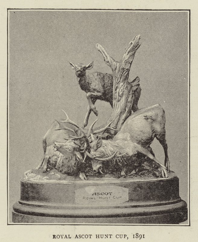 Royal Ascot Hunt Cup, 1891 door English Photographer