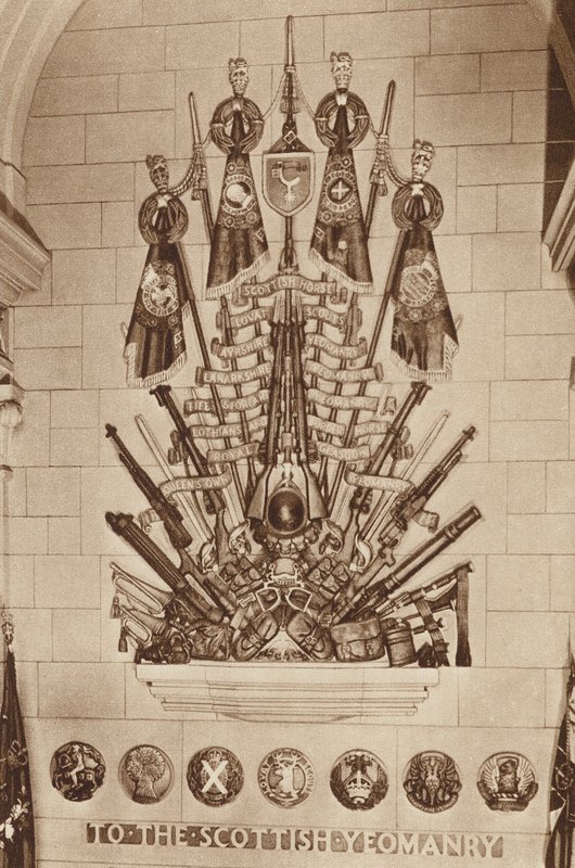 Schots Nationaal Oorlogsmonument: De Schotse Yeomanry door English Photographer