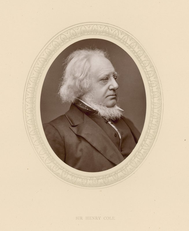 Sir Henry Cole, eerste directeur van het Victoria en Albert Museum door English Photographer