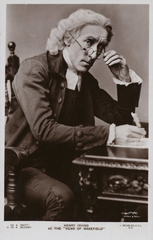 Sir Henry Irving, Engelse toneelacteur door English Photographer