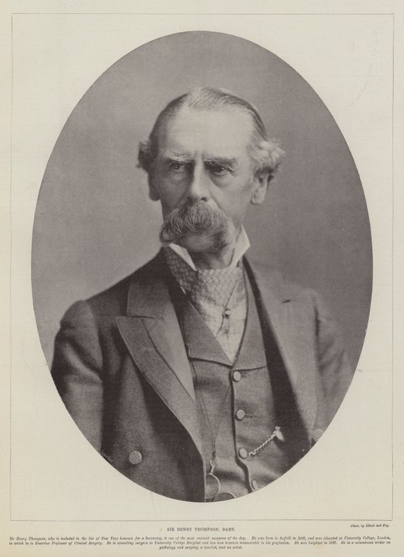 Sir Henry Thompson, Baronet door English Photographer