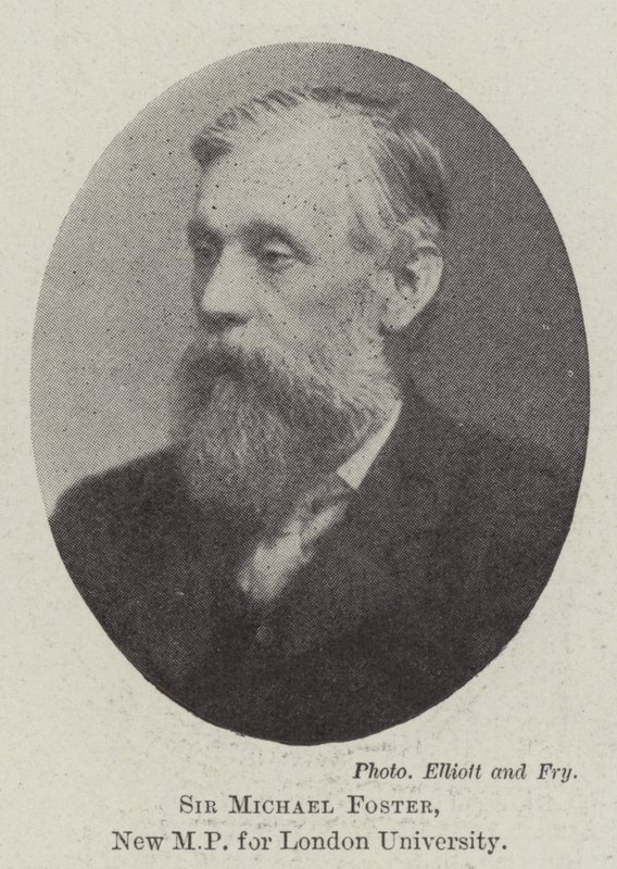 Sir Michael Foster, nieuw parlementslid voor de Universiteit van Londen door English Photographer