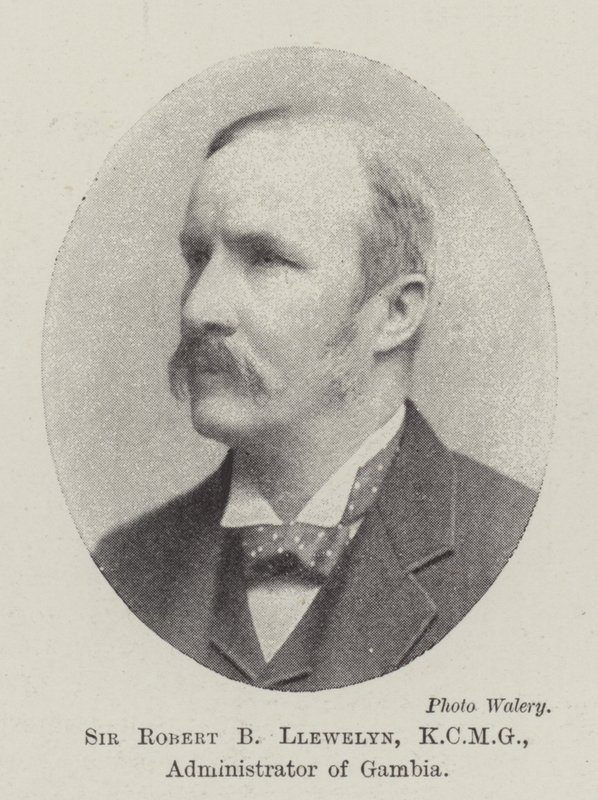 Sir Robert B Llewelyn, KCMG, Administrator van Gambia door English Photographer
