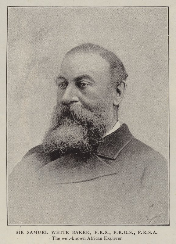 Sir Samuel White Baker, FRS, FRGS, FRSA door English Photographer