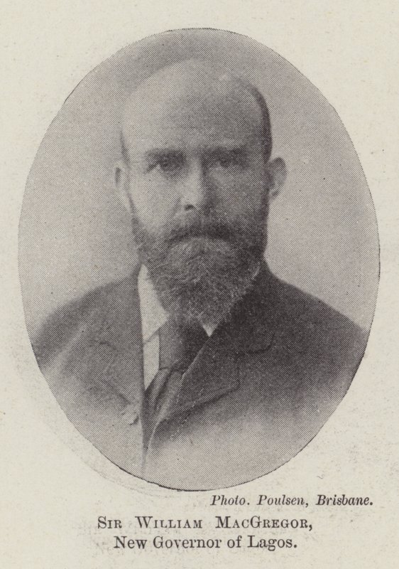 Sir William MacGregor, nieuwe gouverneur van Lagos door English Photographer
