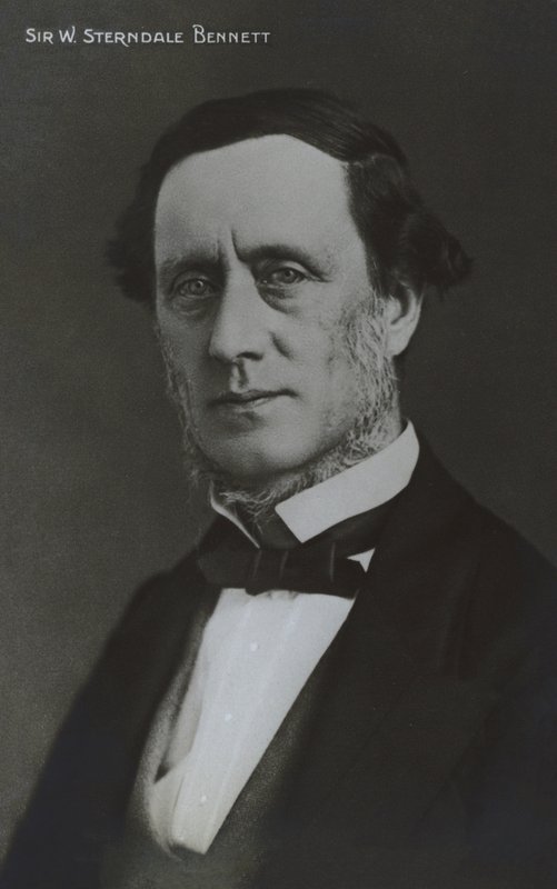 Sir William Sterndale Bennett, Engelse componist, dirigent en pianist door English Photographer