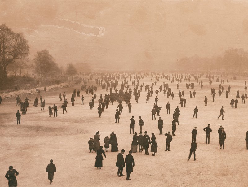 Schaatsen op de Serpentine door English Photographer