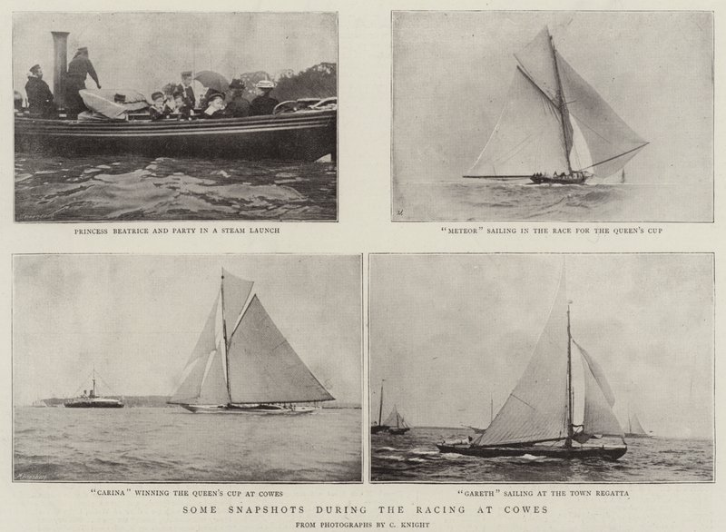Enkele snapshots tijdens de races in Cowes door English Photographer