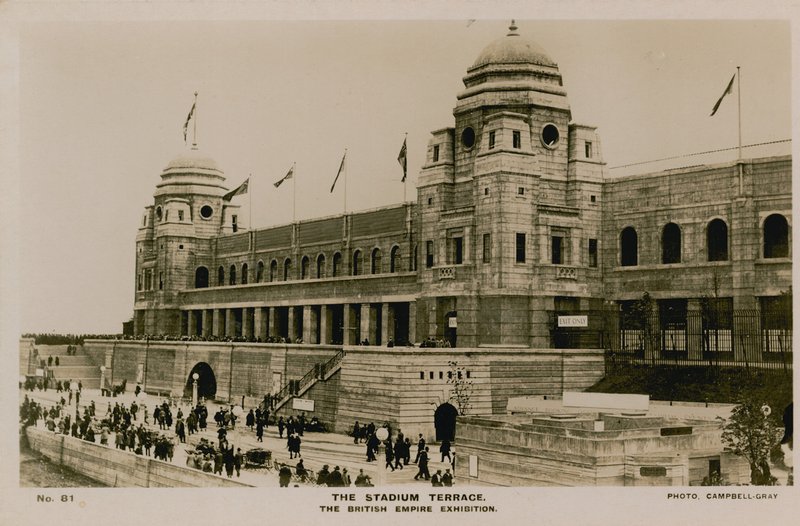 Stadium Terrace van Wembley Stadium door English Photographer