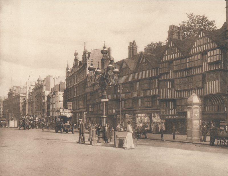 Staple Inn, Holborn, Londen, begin 20e eeuw door English Photographer