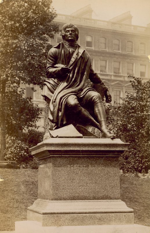 Standbeeld van Robert Burns door English Photographer