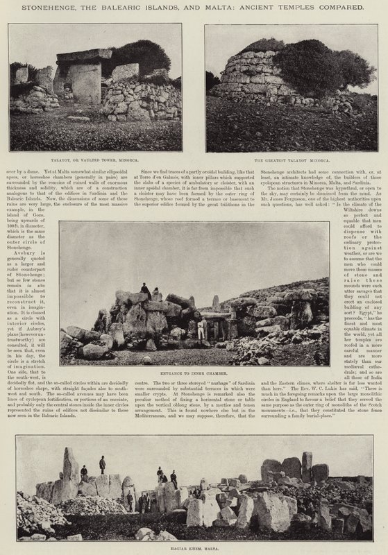 Stonehenge, de Balearen en Malta, oude tempels vergeleken door English Photographer