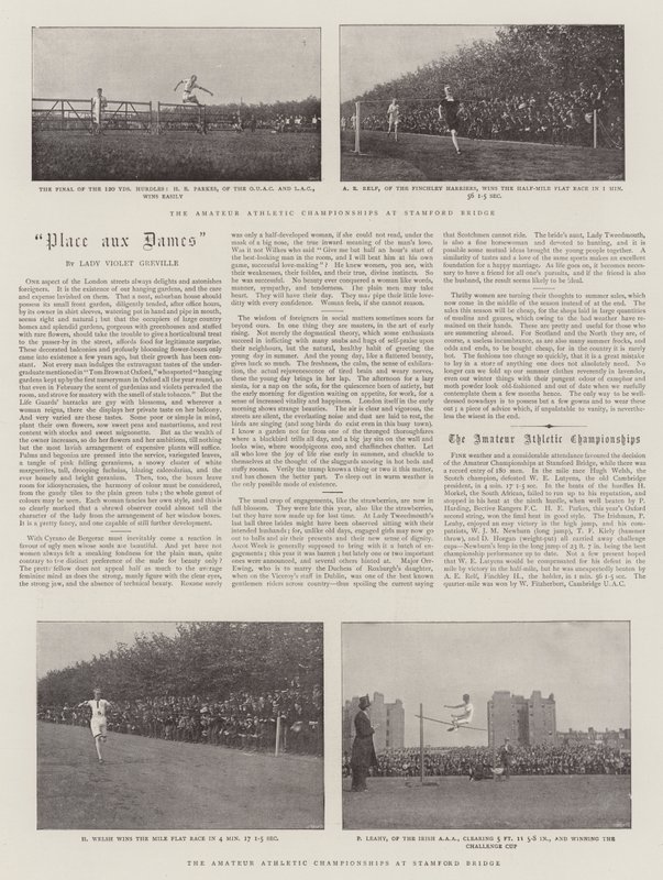 De Amateur Atletiekkampioenschappen op Stamford Bridge door English Photographer