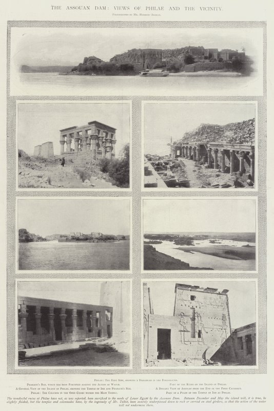 De Assouan-dam, uitzichten op Philae en de omgeving door English Photographer