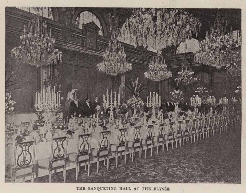 De banketzaal in het Elysee door English Photographer