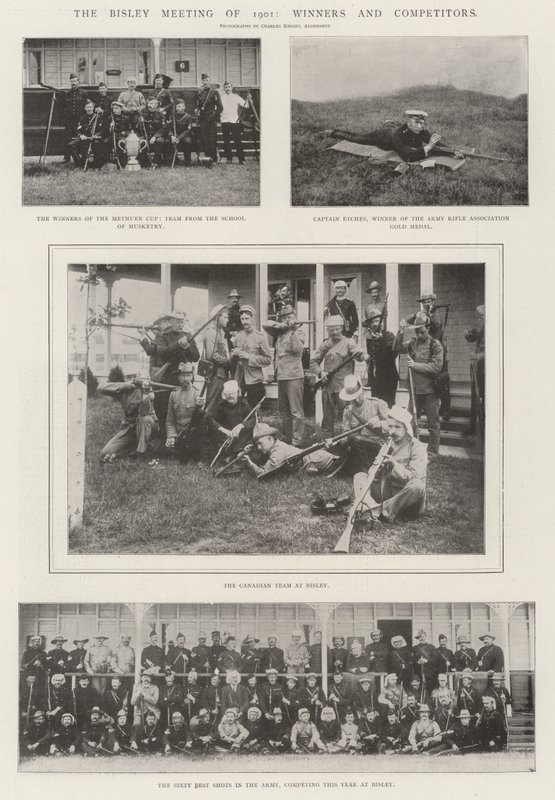 De Bisley Bijeenkomst van 1901, Winnaars en Deelnemers door English Photographer