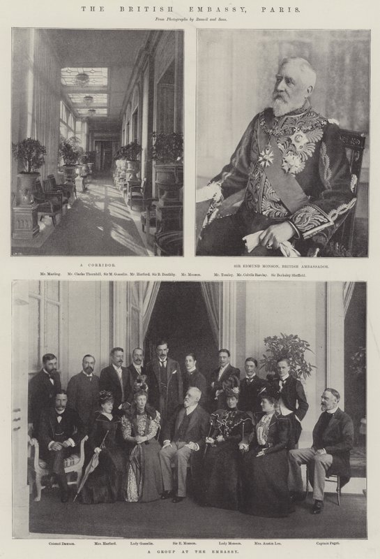 De Britse ambassade, Parijs door English Photographer