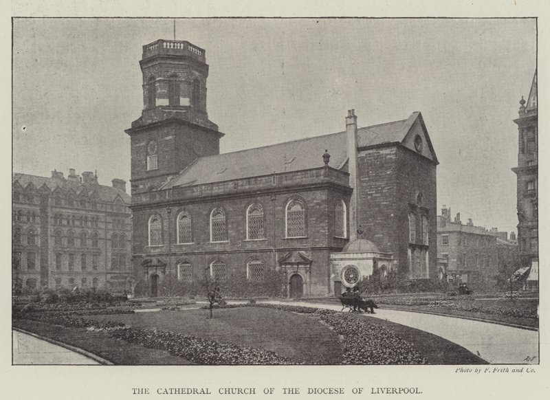 De Kathedraal van het Bisdom Liverpool door English Photographer