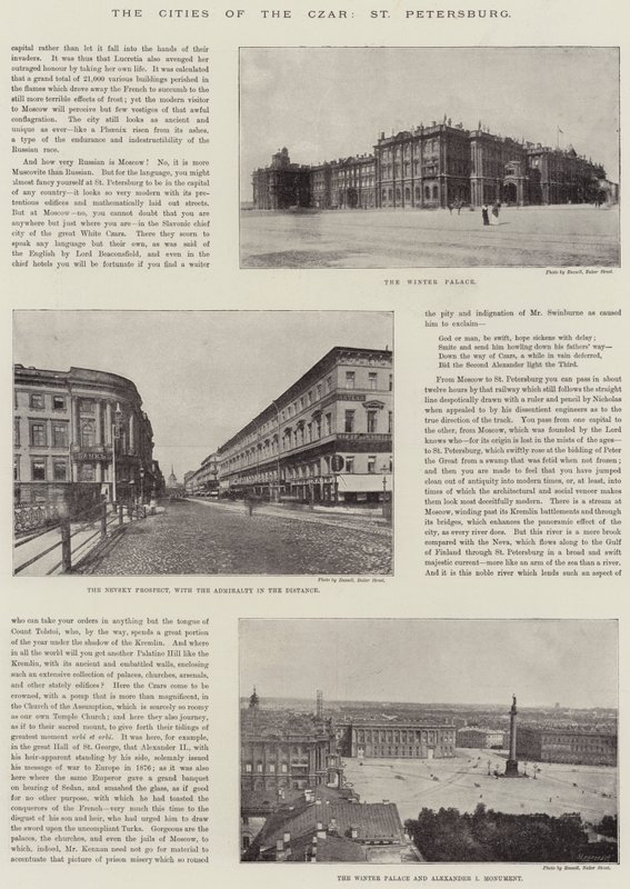 De steden van de tsaar, Sint-Petersburg door English Photographer