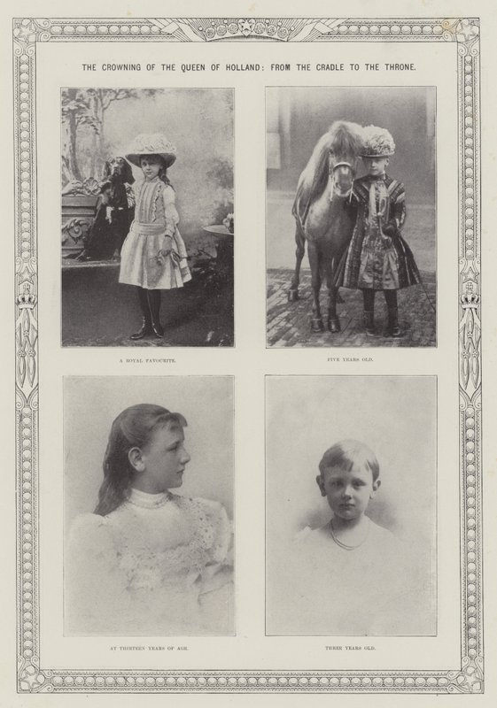 De Kroning van de Koningin van Nederland, van de Wieg tot de Troon door English Photographer