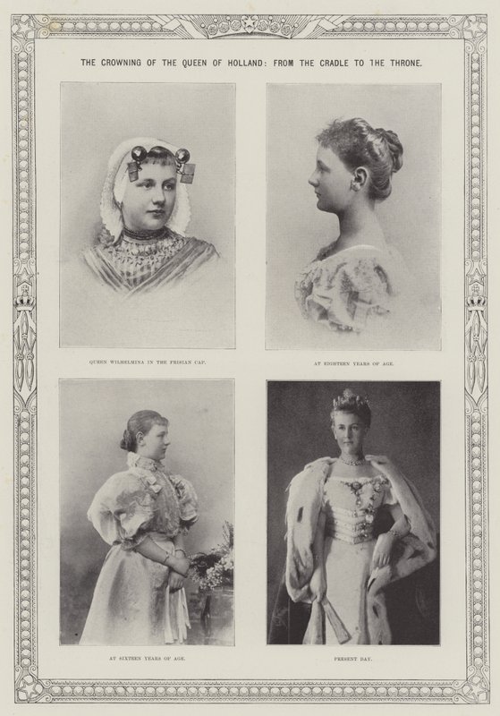 De Kroning van de Koningin van Nederland, van de Wieg tot de Troon door English Photographer