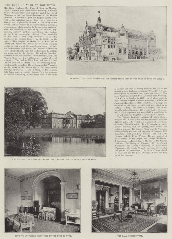 De Hertog van York in Worcester door English Photographer