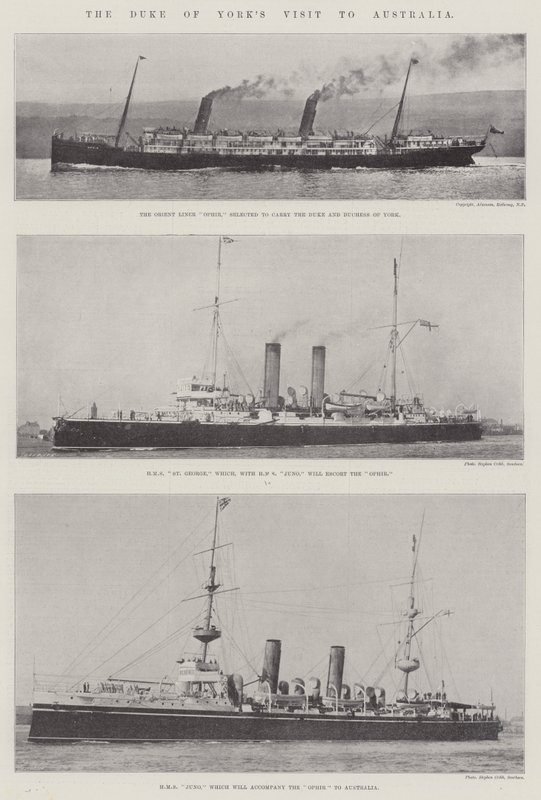Het Bezoek van de Hertog van York aan Australië door English Photographer