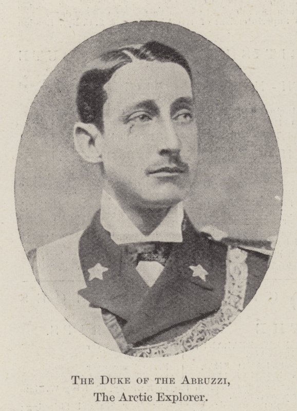 De hertog van de Abruzzi, de poolreiziger door English Photographer