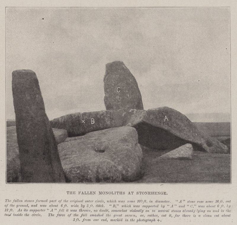 De gevallen monolieten bij Stonehenge door English Photographer