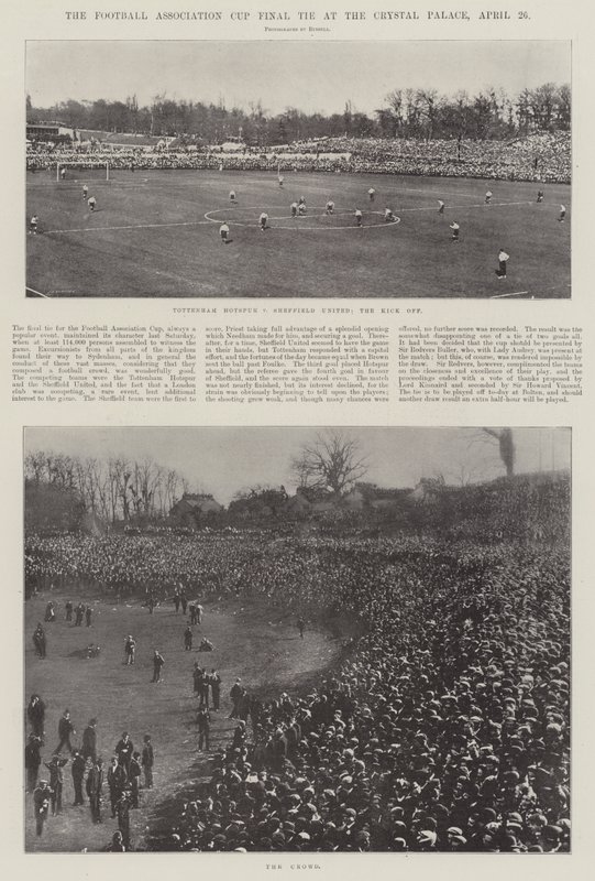 De finale van de Football Association Cup in het Crystal Palace, 20 april door English Photographer