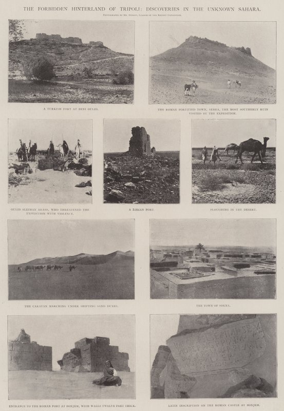 Het verboden binnenland van Tripoli, ontdekkingen in de onbekende Sahara door English Photographer