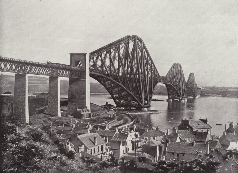 De Forth Brug, vanaf North Queensferry door English Photographer