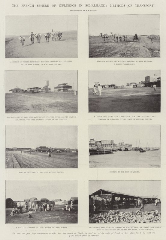 De Franse Invloedssfeer in Somaliland, Transportmethoden door English Photographer