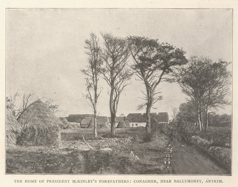 Het huis van de voorouders van president McKinley, Conagher, nabij Ballymoney, Antrim door English Photographer