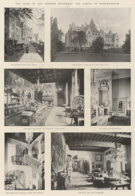 Het Huis van de Keizerin Frederick, het Kasteel van Friedrichshof door English Photographer