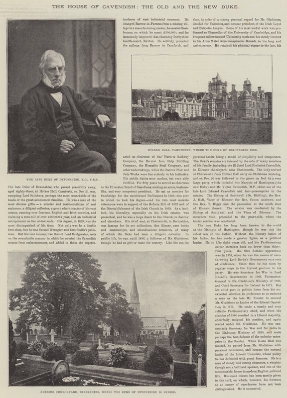 Het Huis van Cavendish, de Oude en de Nieuwe Hertog door English Photographer