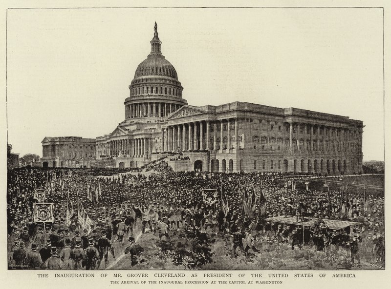 De Inhuldiging van de Heer Grover Cleveland als President van de Verenigde Staten van Amerika door English Photographer